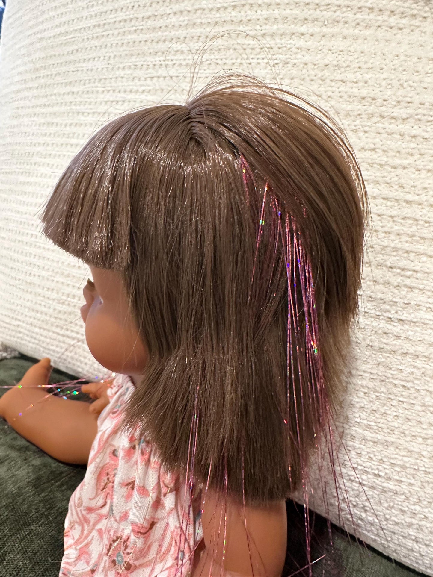 Gift for Kids Mini Clips Reusable Fairy Hair Glitter Clips for Girls Personalized Tinsel Hair Accessories for Birthday Gifts and Parties
