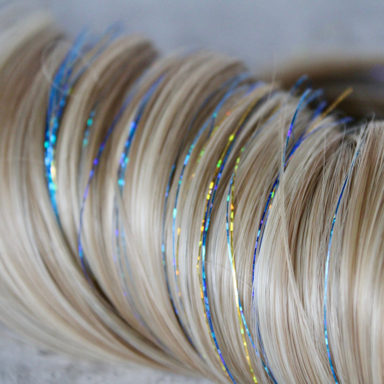 Philadelphia Baseball Tinsel Hair Clips - City Connect Inspired Tinsel Extensions  Reusable Sparkle Hair Game Day Sports Fan Accessory
