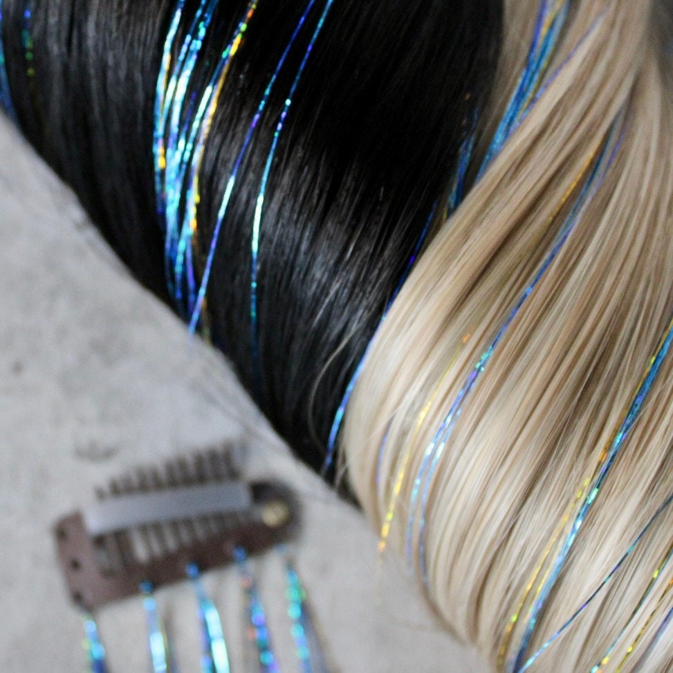 Philadelphia Baseball Tinsel Hair Clips - City Connect Inspired Tinsel Extensions  Reusable Sparkle Hair Game Day Sports Fan Accessory