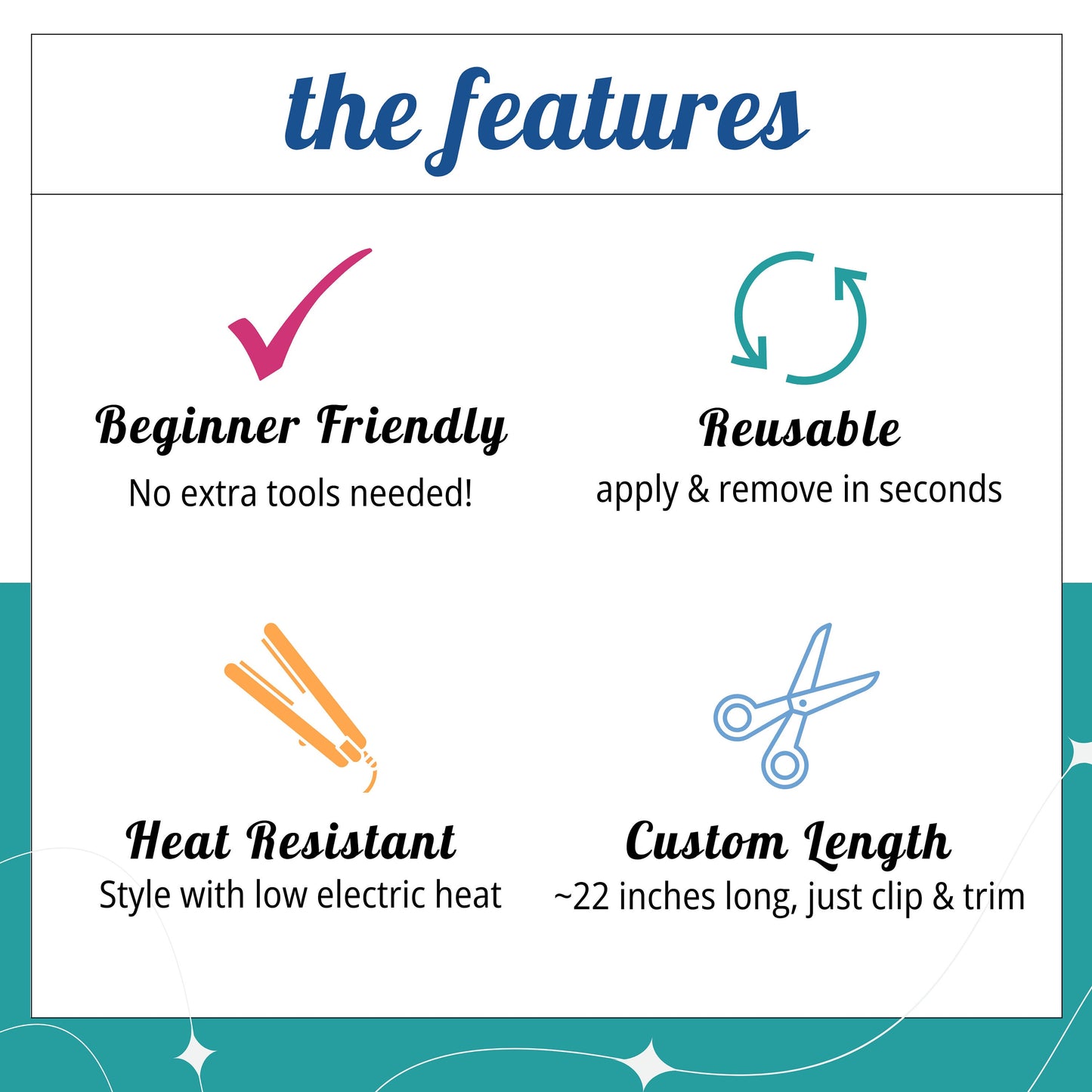 Festival Lux Extra Tinsel Hair Clips Heat-Friendly Reusable Sparkly Clips for All Ages Glitter Custom Hair Accessories