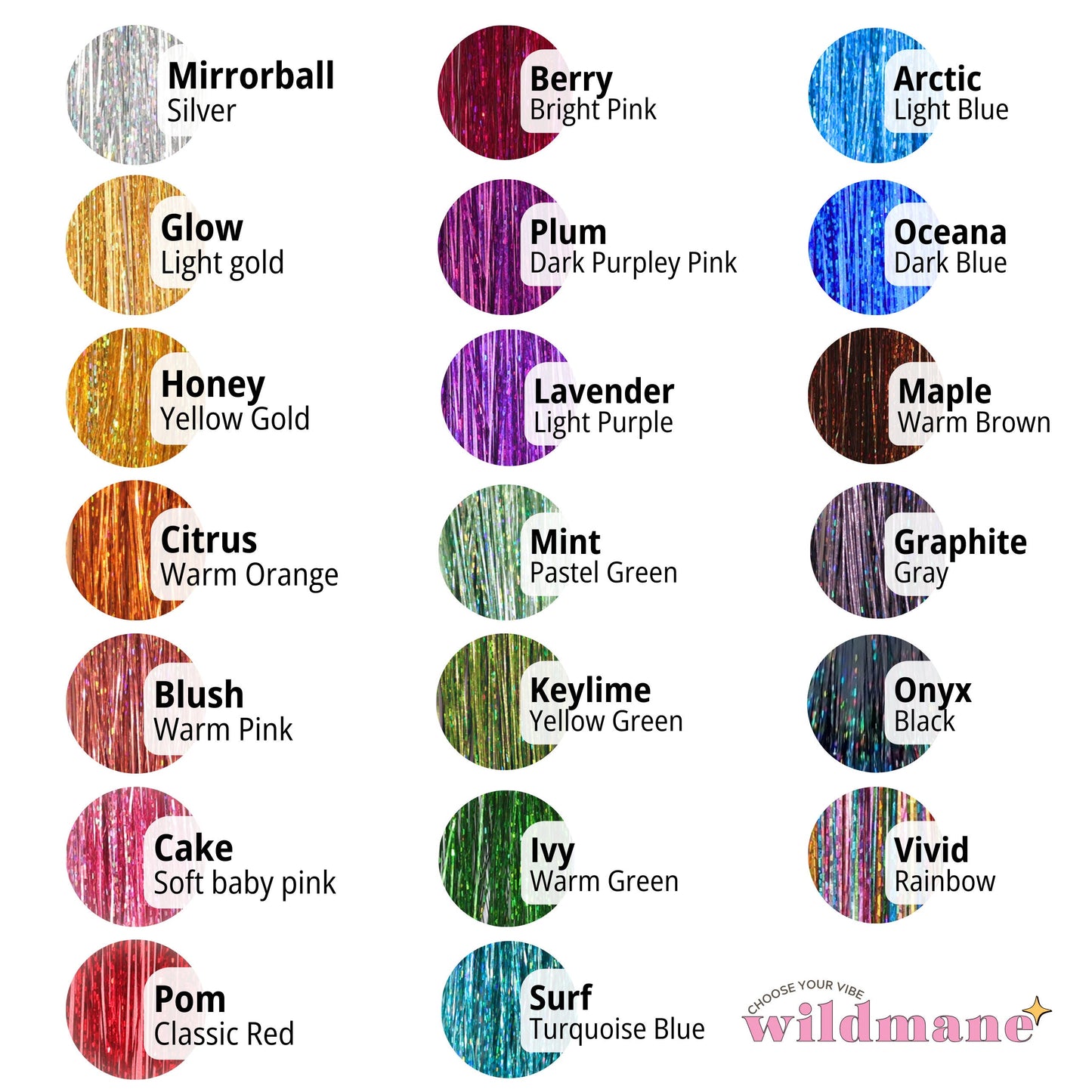 Gift for Kids Mini Clips Reusable Fairy Hair Glitter Clips for Girls Personalized Tinsel Hair Accessories for Birthday Gifts and Parties
