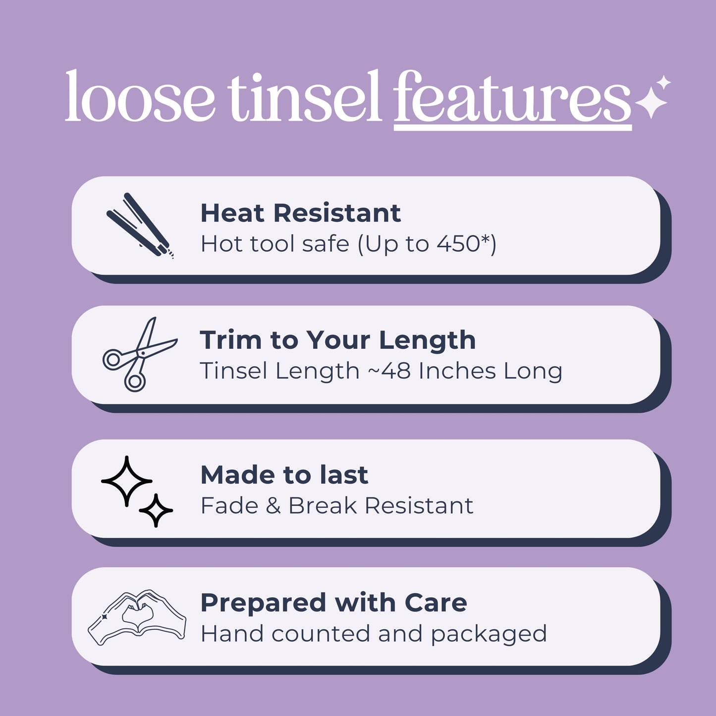 BROWN 48" Hair Tinsel Heat Resistant Bronze Fairy Hair Bling Strands Salon Quality Sparkly Hair Jewelry Shimmery Glitter Kid Accessories