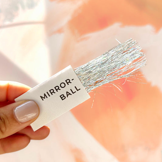 SILVER 48" Hair Tinsel Heat Resistant Fairy Hair Bling Strands Salon Quality Thai Silk Hair Jewelry Glittery Accessories and Gifts for Kids