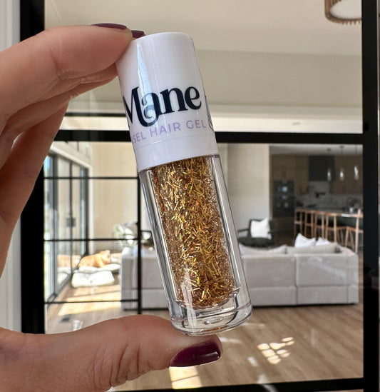 LIGHT GOLD Tinsel Hair Gel Glitter Hair and Body Gel for Kids Teens and Adult Girls Birthday Gifts Accessories Under 10 Holiday Gifts