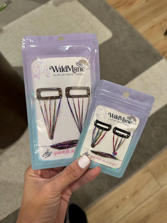 Gift for Kids Mini Clips Reusable Fairy Hair Glitter Clips for Girls Personalized Tinsel Hair Accessories for Birthday Gifts and Parties