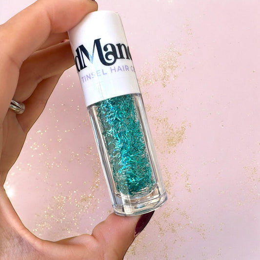 TEAL Glitter Hair Gel for Kids