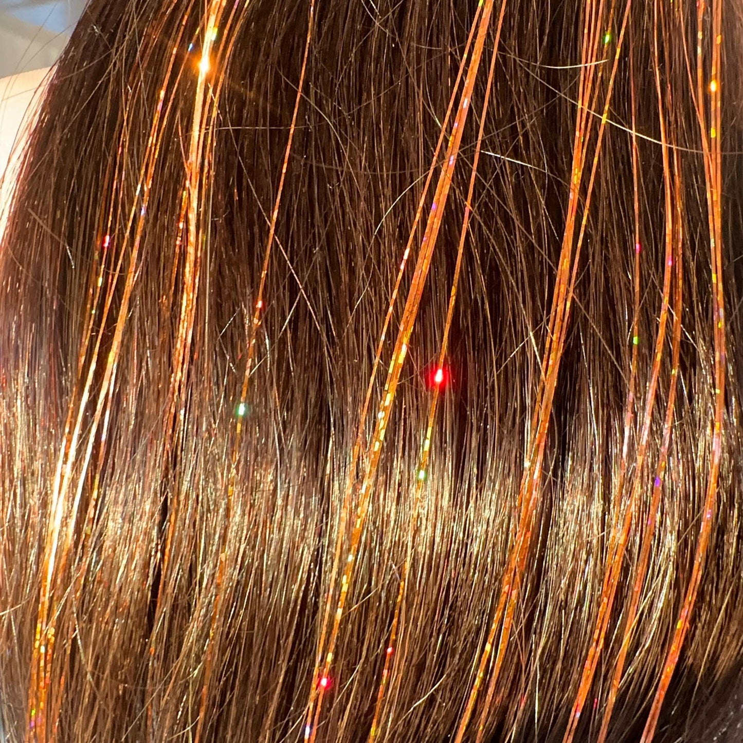 Showgirl Orange Hair Tinsel